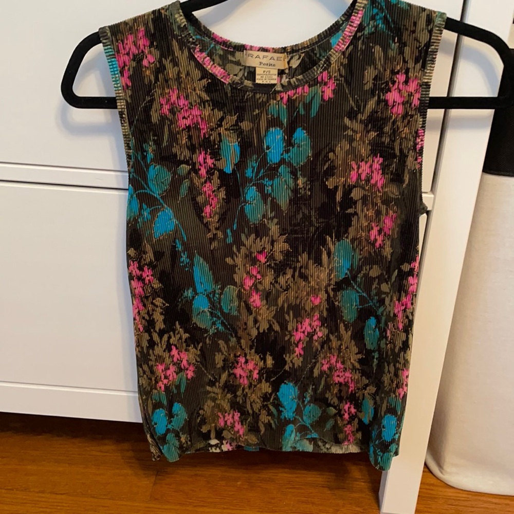Rafael flowered tank top
